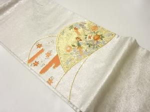 花鳥模様刺繍名古屋帯